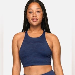 Outdoor Voices Tech Sweat Crop - Baltic blue!